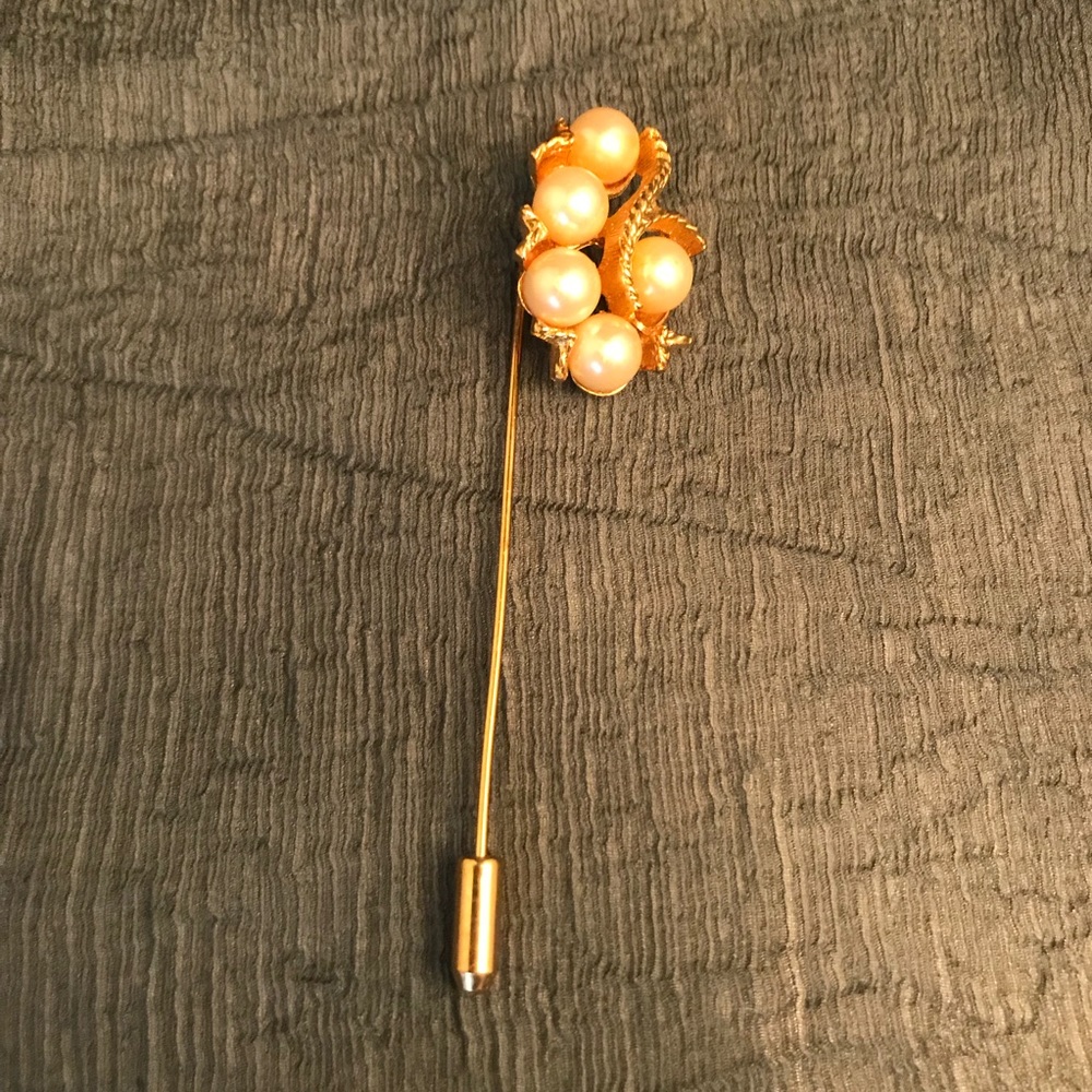 Pearl Cluster Brooch